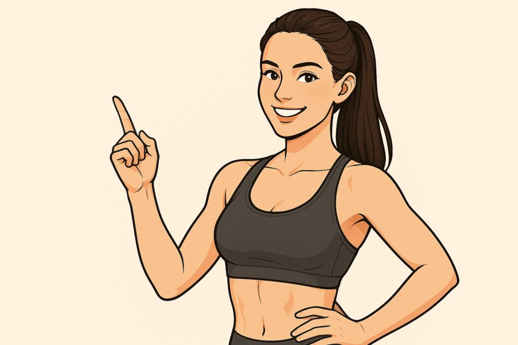 腰痛持ちに筋トレを勧める女性