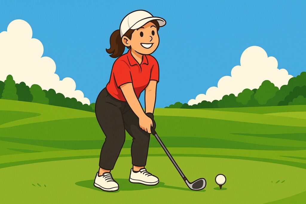 完璧なプレセットをする女性