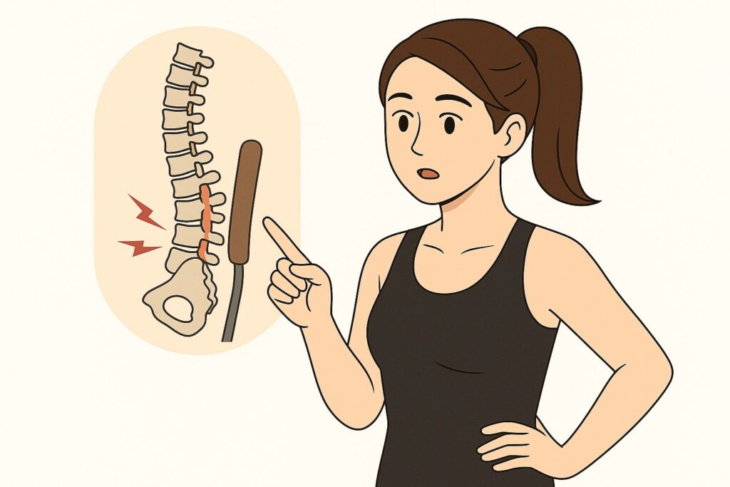 なぜ椅子が腰痛を悪化させるのか？解剖学的視点から説明する女性
